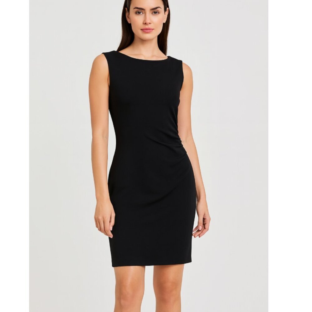 St. John Couture Ruched Shift Dress Size 2 EUC